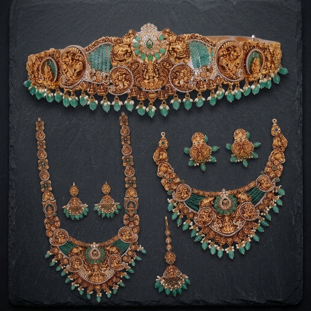Temple jewellery combo