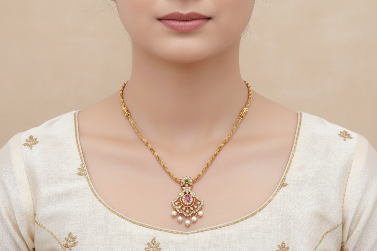 Aadhira Royal Heritage Pendant Chain