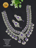 Crystal Gold-Plated Necklace Set for Bridal and Party Wear