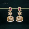 Peacock Jhumka Earrings