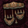 The Imperial Lakshmi Royal Emerald Bridal Trousseau